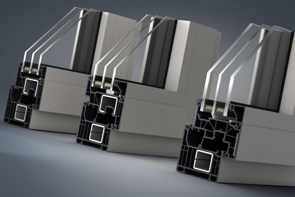 Comparison of window sashes from the FORMA system.