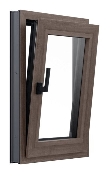 FORMA Viso window, in which the sash and frame form one plane from the outside.