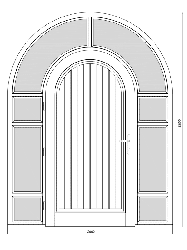 Orders for unusual shapes of wooden structures require a project to be developed by a specialist.