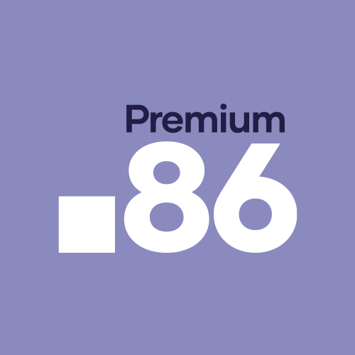 Premium 86 logo.