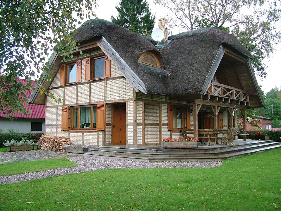 Windows in a summer house