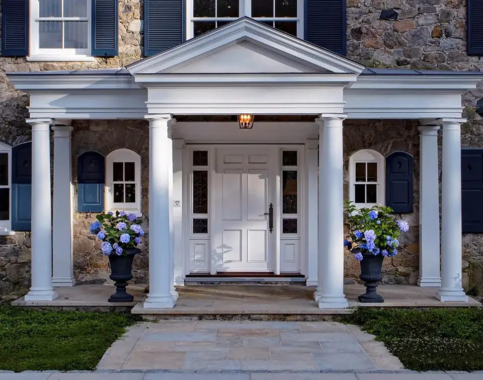 Elegant wooden doors