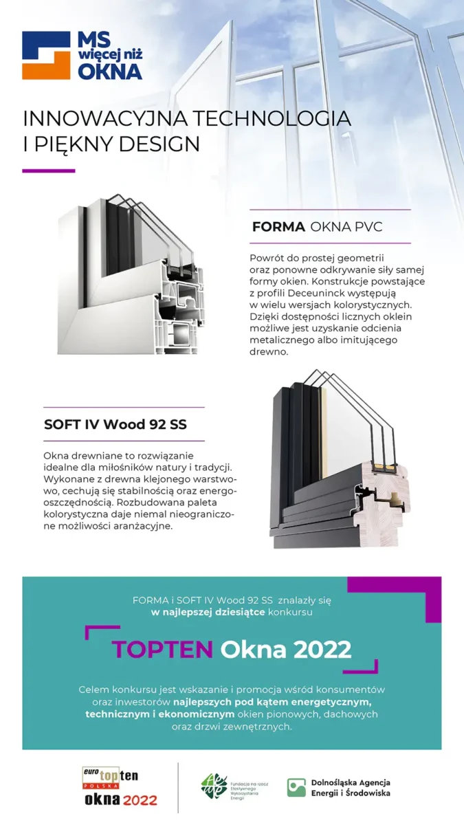 FORM and SOFT IV Wood 92 SS in TOPTEN Okna 2022.