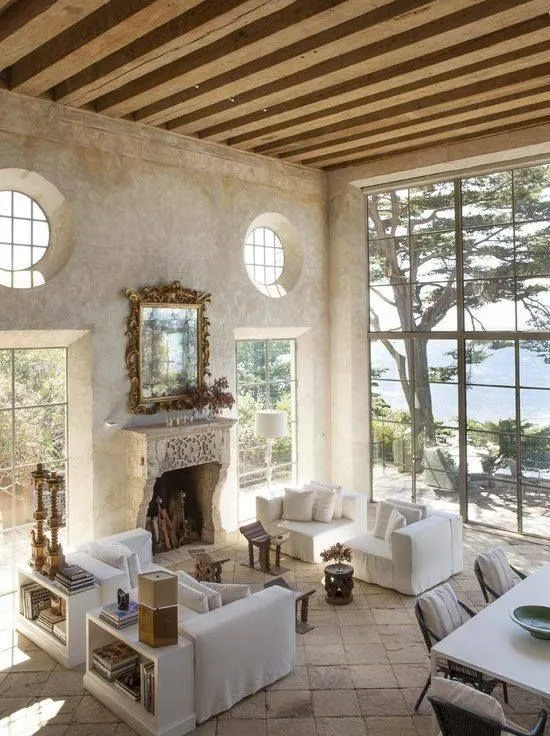 Provencal style living room