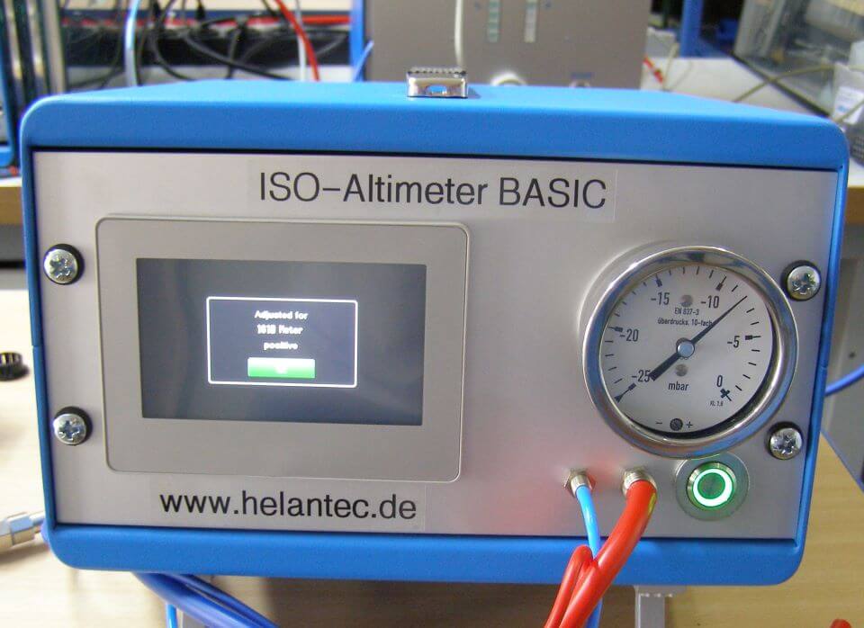 Altimeter pressure compensation system.