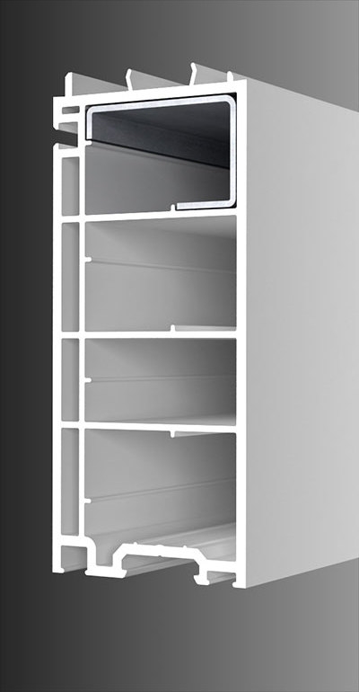 Frame extension 120 mm with one reinforcement (depth 55 mm).